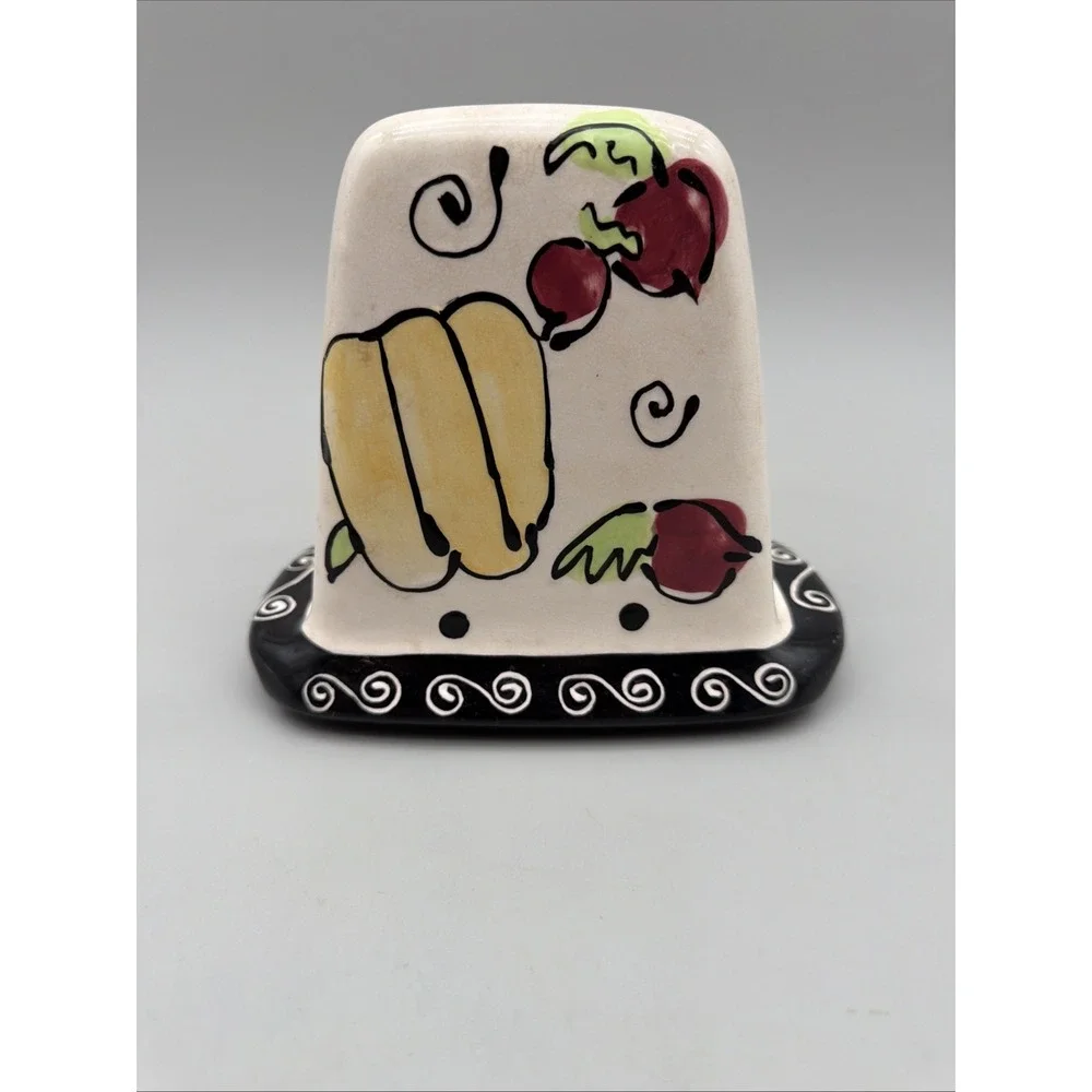 With Love Joanne Delomba Ceramic Napkin Holder Farmhouse Kitchen Decor